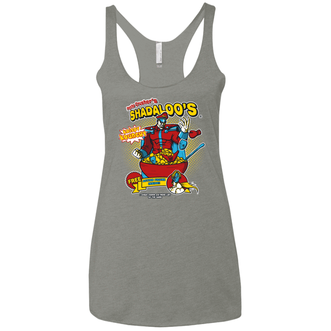 T-Shirts Venetian Grey / X-Small Shadaloos Women's Triblend Racerback Tank