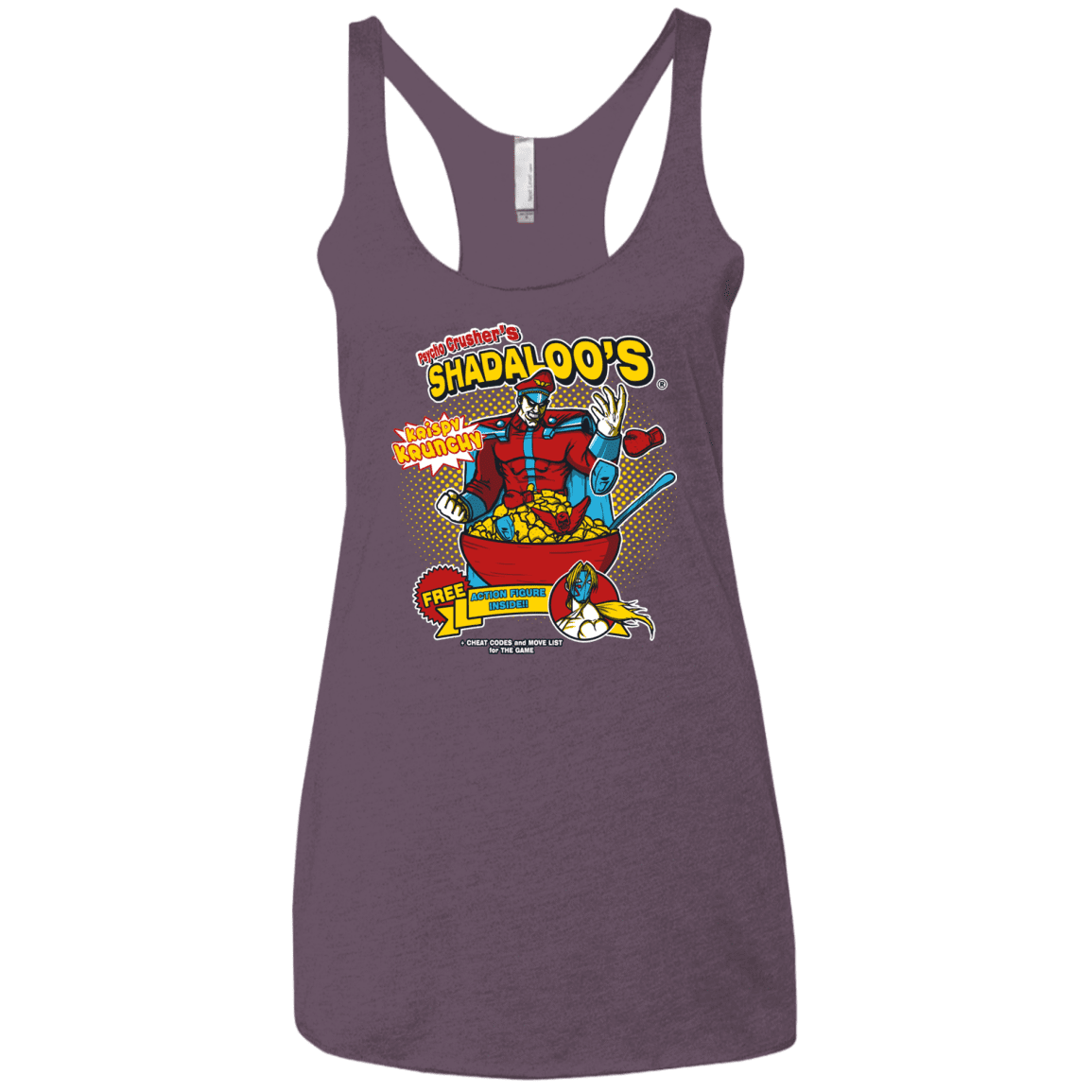T-Shirts Vintage Purple / X-Small Shadaloos Women's Triblend Racerback Tank