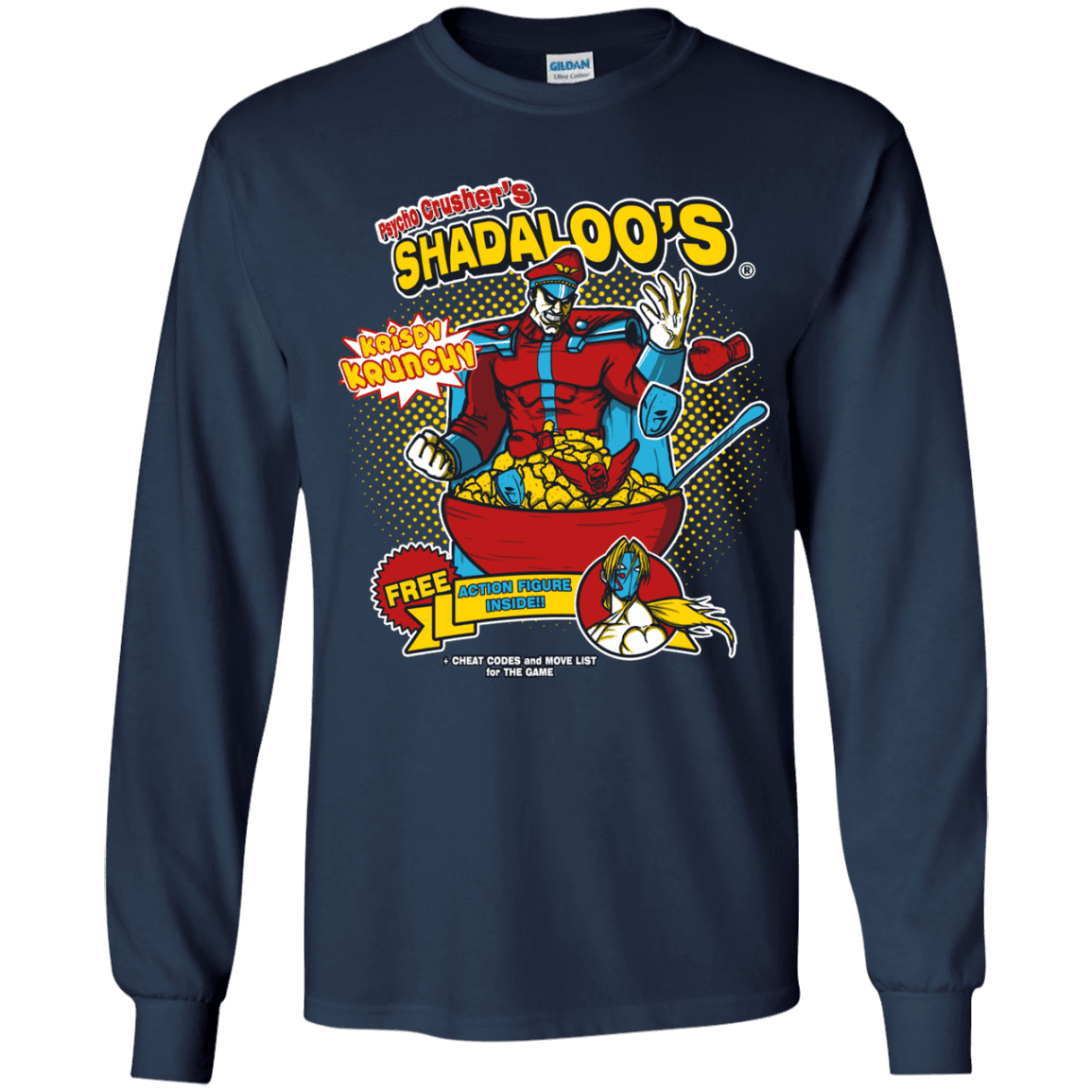 T-Shirts Navy / YS Shadaloos Youth Long Sleeve T-Shirt