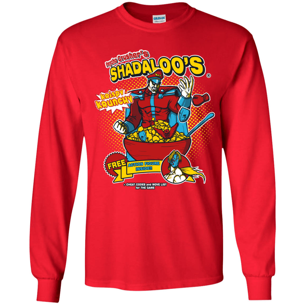 T-Shirts Red / YS Shadaloos Youth Long Sleeve T-Shirt