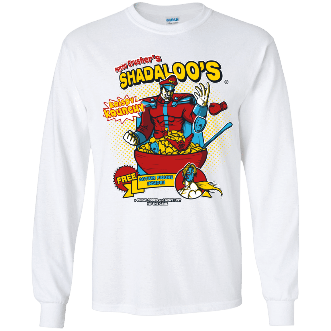 T-Shirts White / YS Shadaloos Youth Long Sleeve T-Shirt