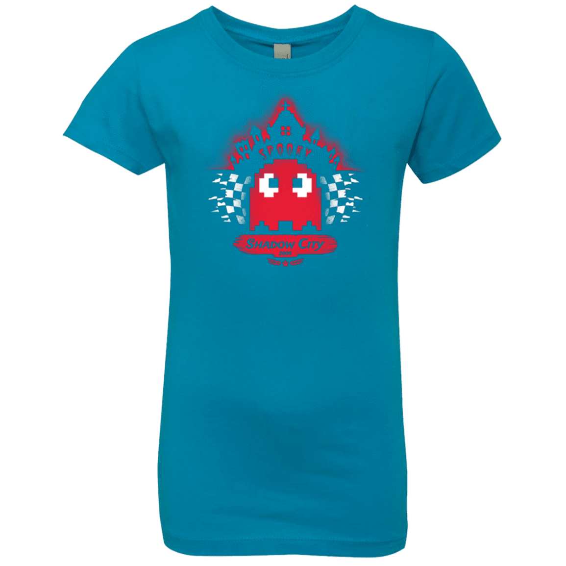 T-Shirts Turquoise / YXS Shadow City Girls Premium T-Shirt