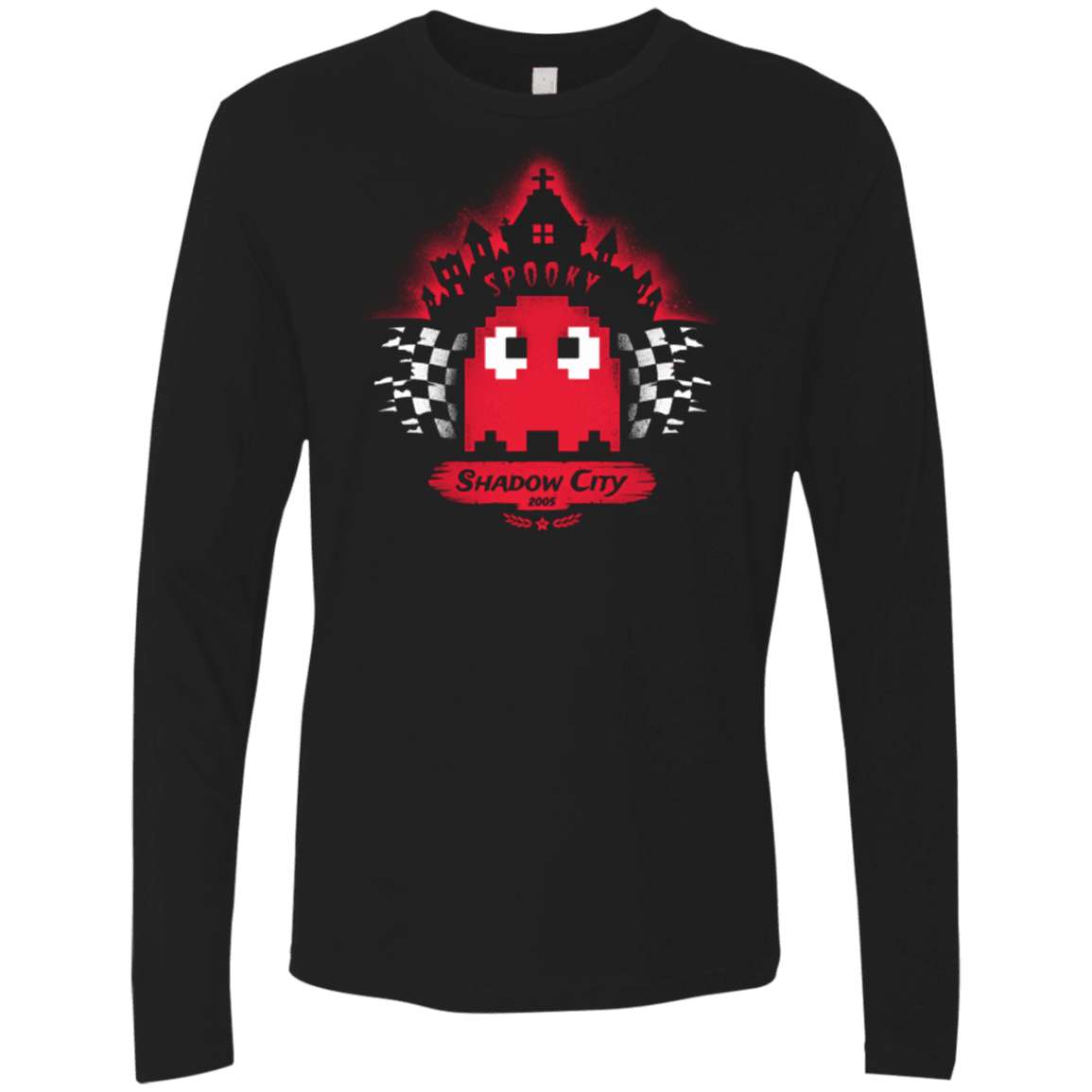 T-Shirts Black / Small Shadow City Men's Premium Long Sleeve
