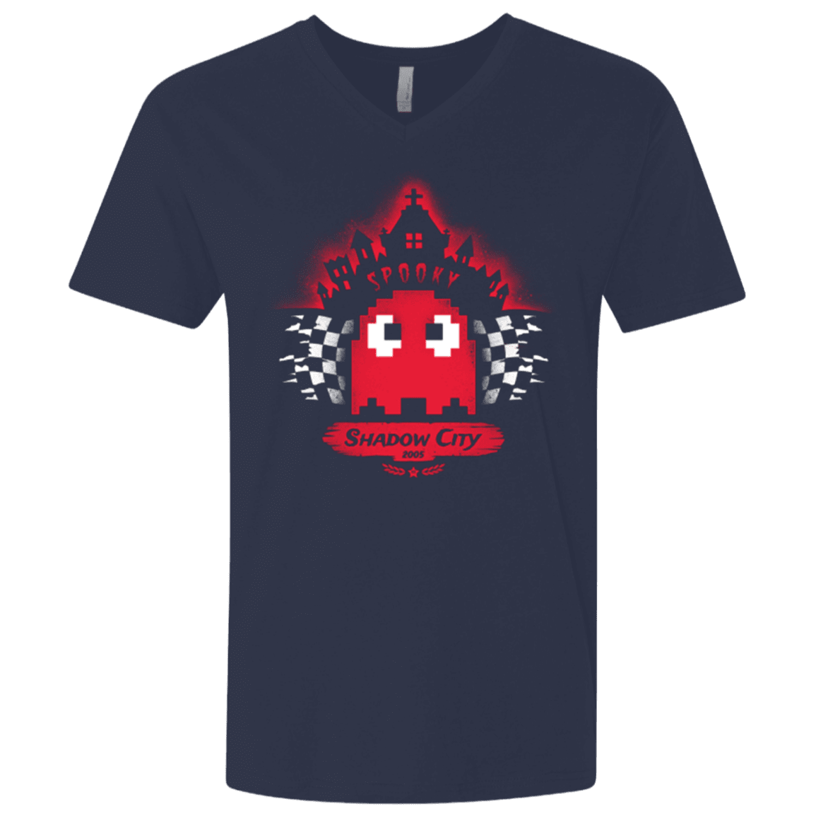 T-Shirts Midnight Navy / X-Small Shadow City Men's Premium V-Neck