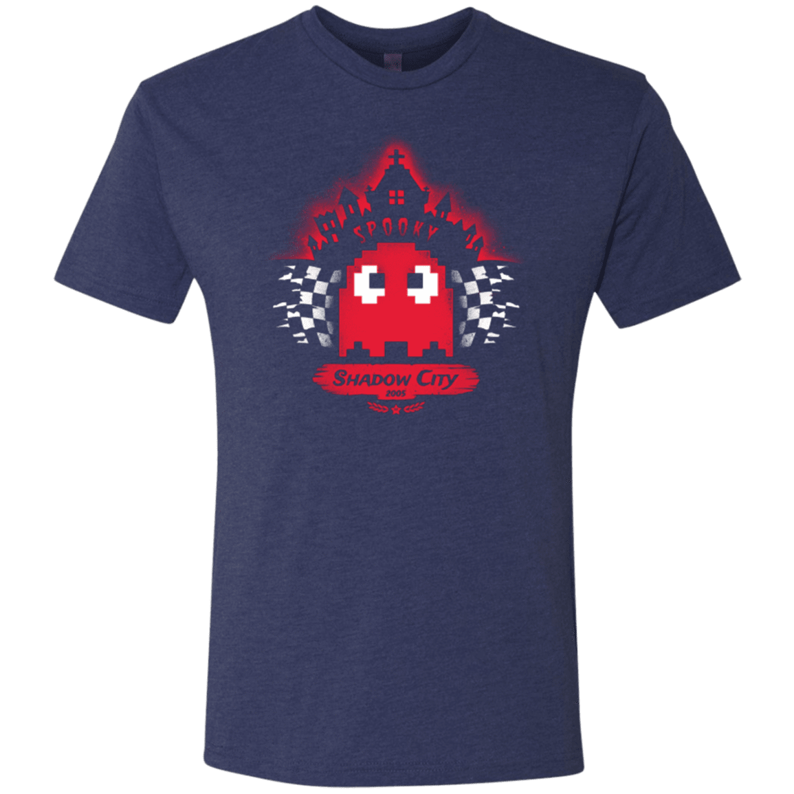 T-Shirts Vintage Navy / Small Shadow City Men's Triblend T-Shirt