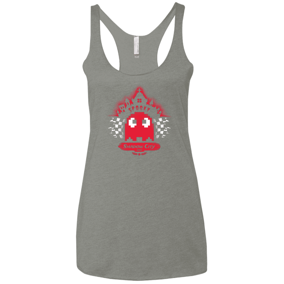 T-Shirts Venetian Grey / X-Small Shadow City Women's Triblend Racerback Tank