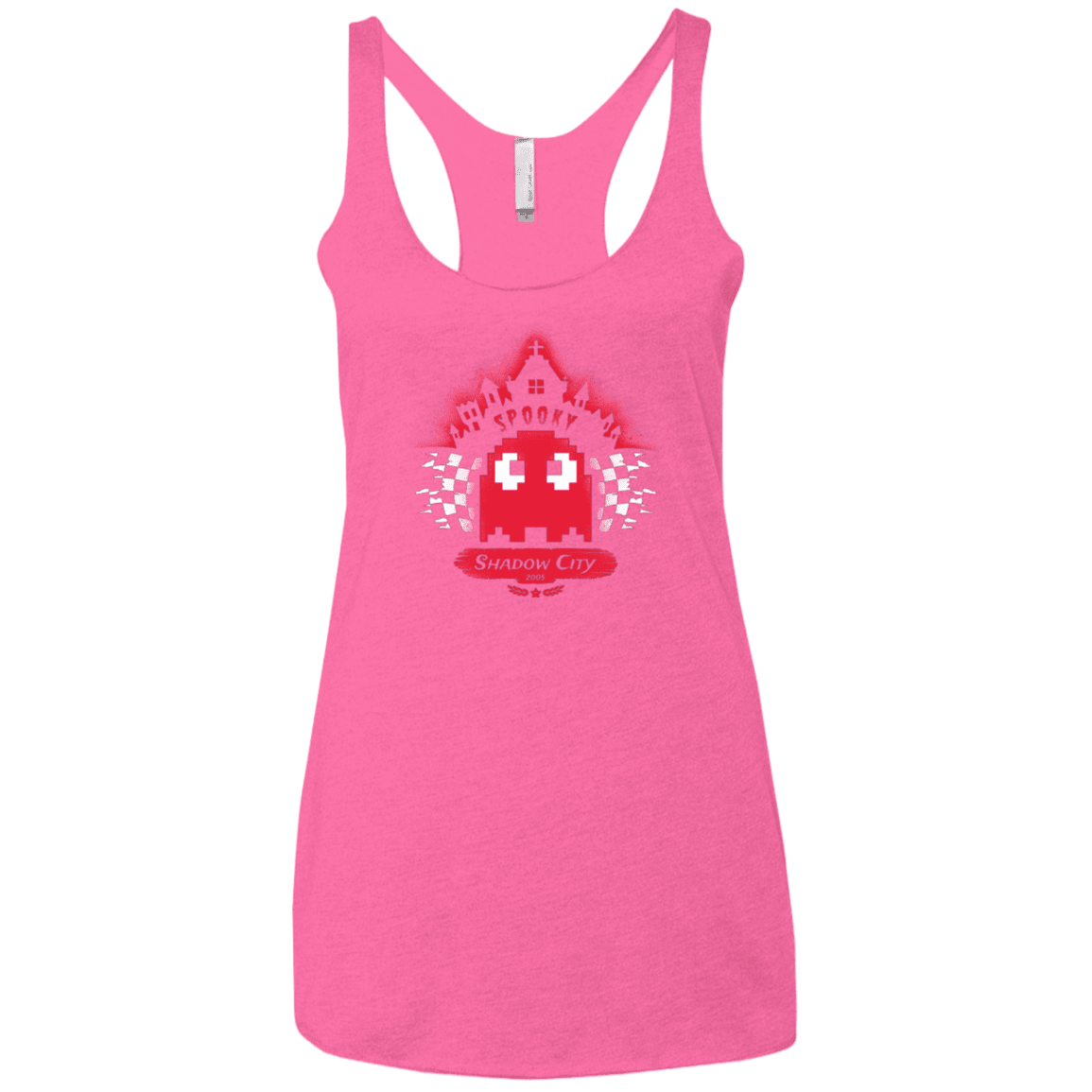 T-Shirts Vintage Pink / X-Small Shadow City Women's Triblend Racerback Tank