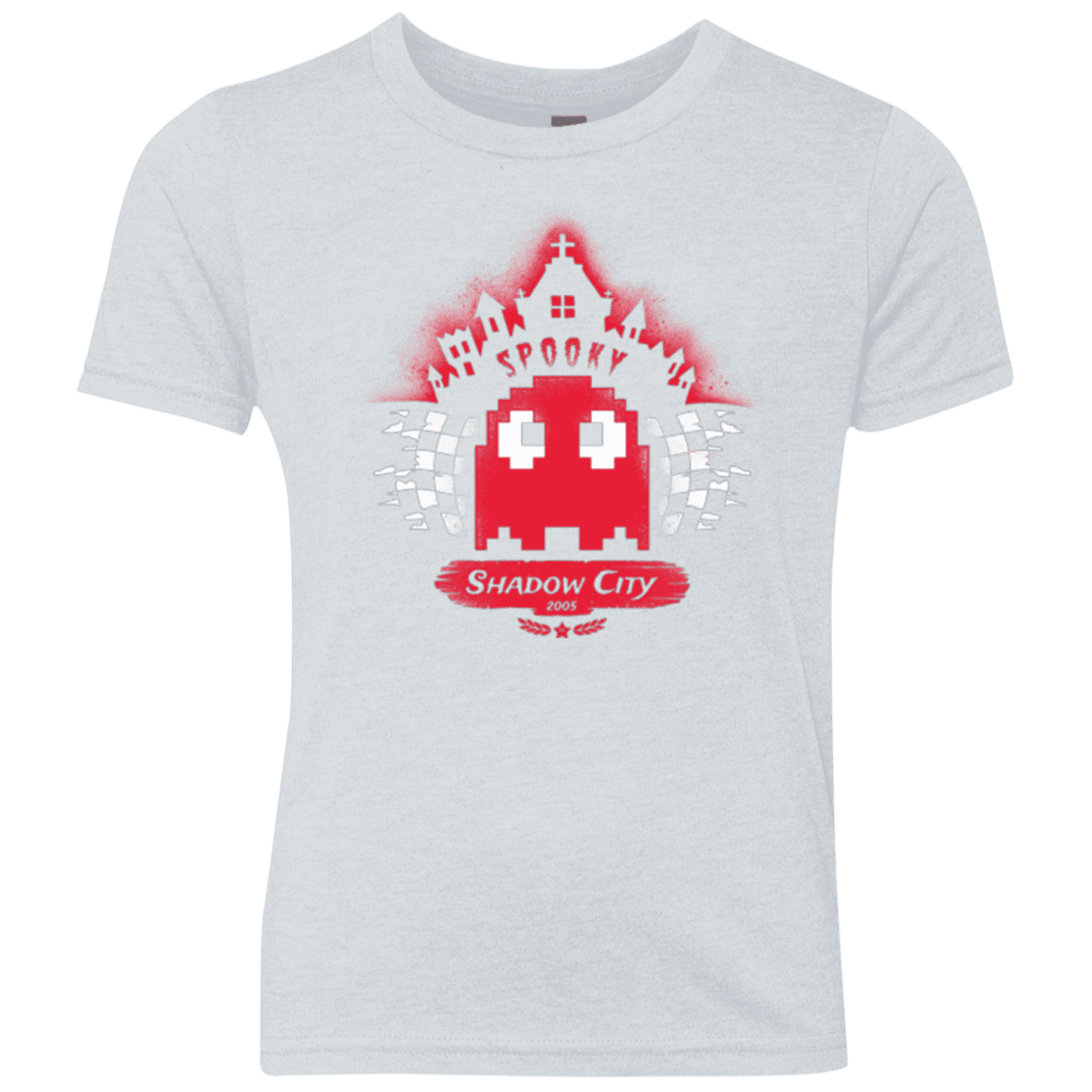 T-Shirts Heather White / YXS Shadow City Youth Triblend T-Shirt