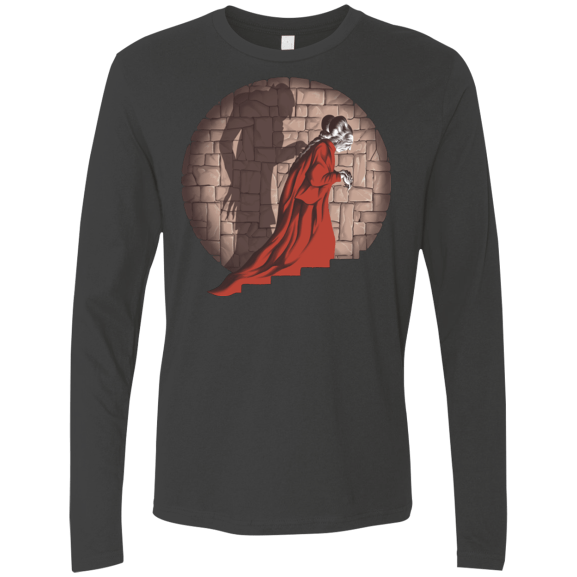 T-Shirts Heavy Metal / Small Shadow Mismatch Men's Premium Long Sleeve