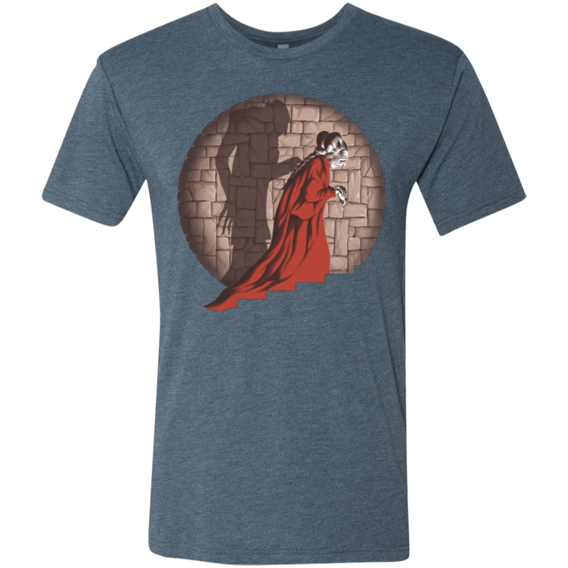 T-Shirts Indigo / Small Shadow Mismatch Men's Triblend T-Shirt