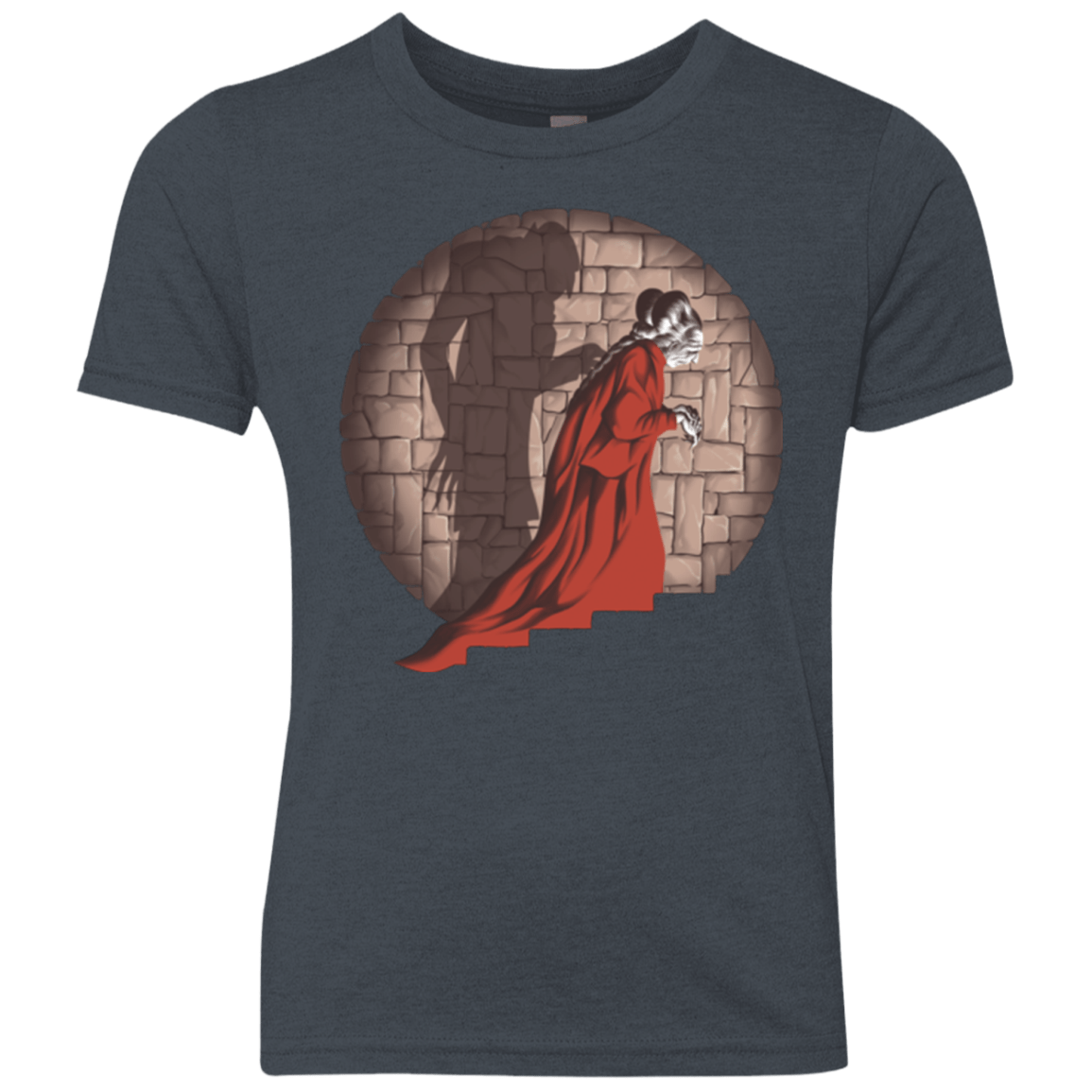 T-Shirts Vintage Navy / YXS Shadow Mismatch Youth Triblend T-Shirt