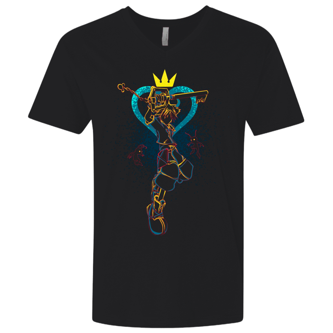 T-Shirts Black / X-Small SHADOW OF HEARTHS Men's Premium V-Neck