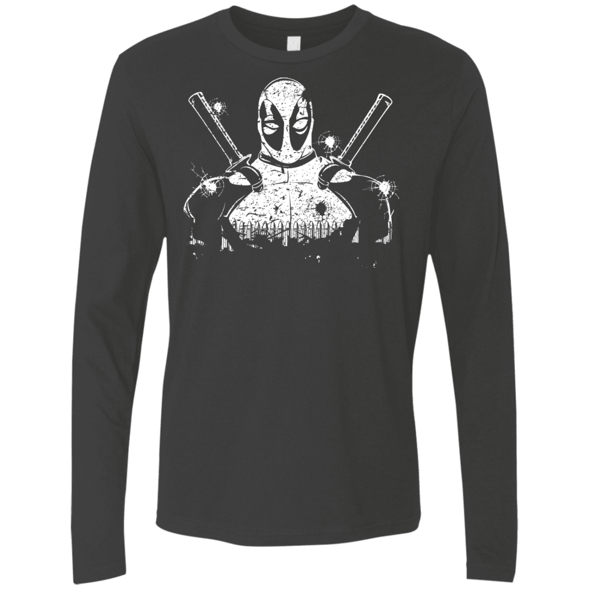 T-Shirts Heavy Metal / S Shadow of Mercenary Men's Premium Long Sleeve