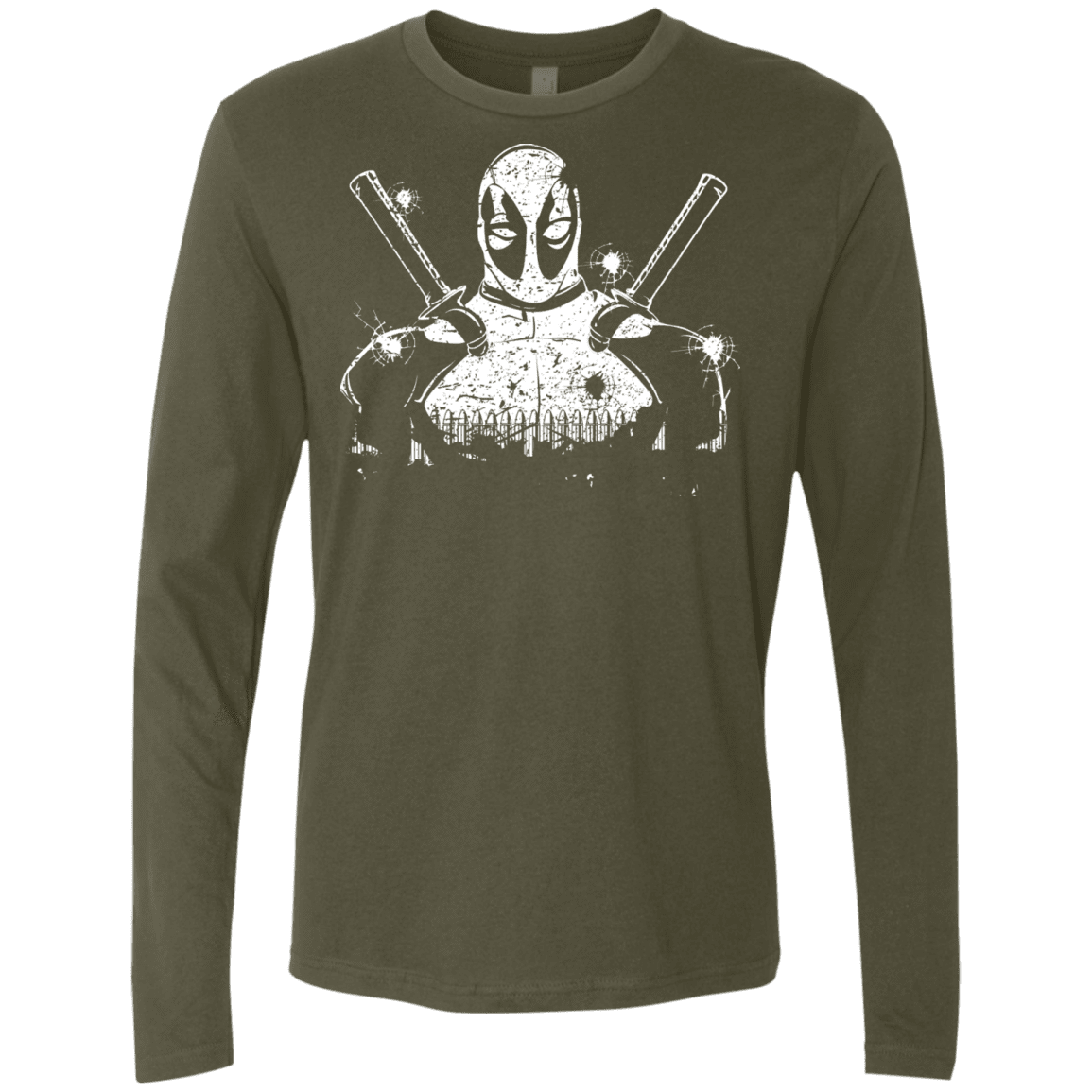 T-Shirts Military Green / S Shadow of Mercenary Men's Premium Long Sleeve