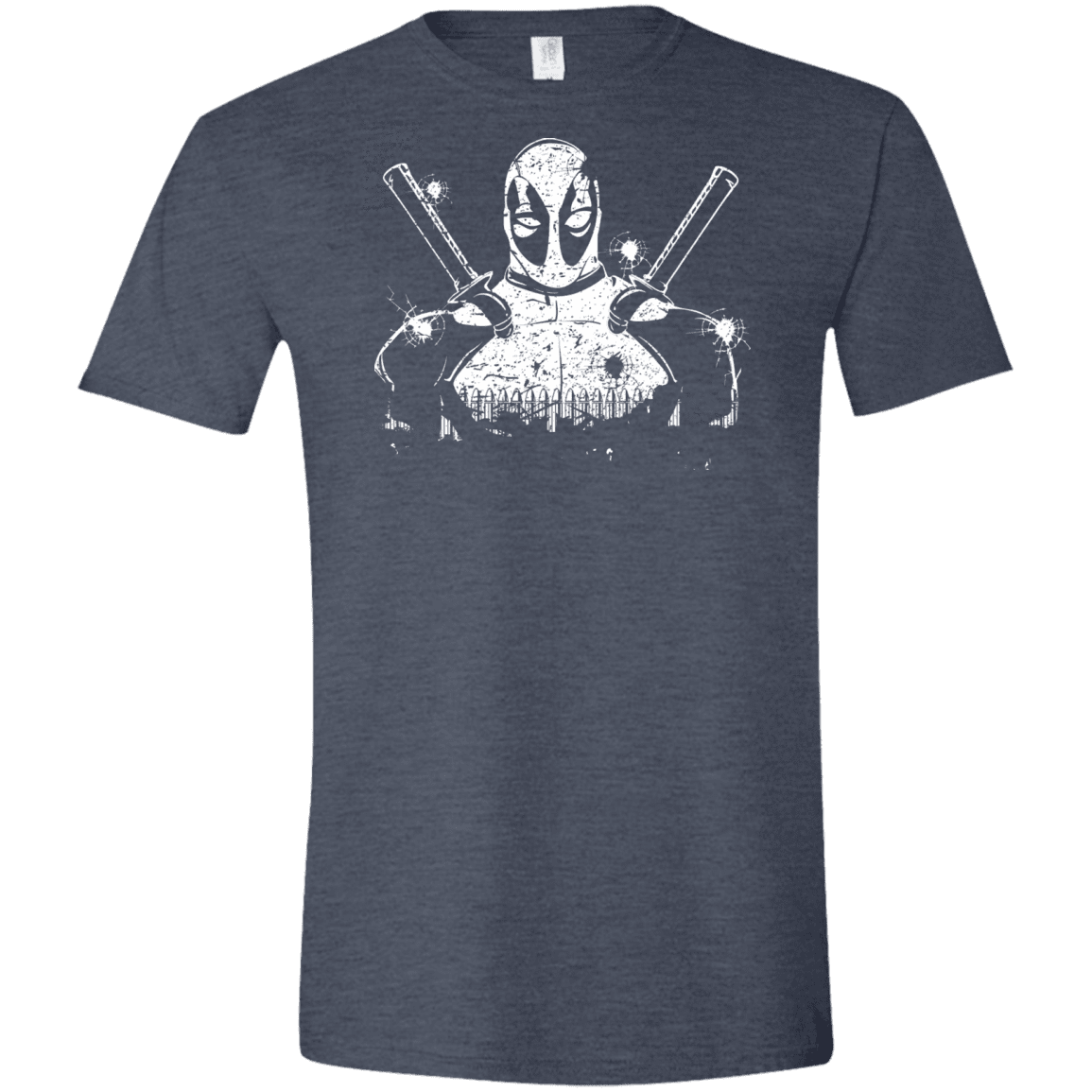 T-Shirts Heather Navy / S Shadow of Mercenary Men's Semi-Fitted Softstyle