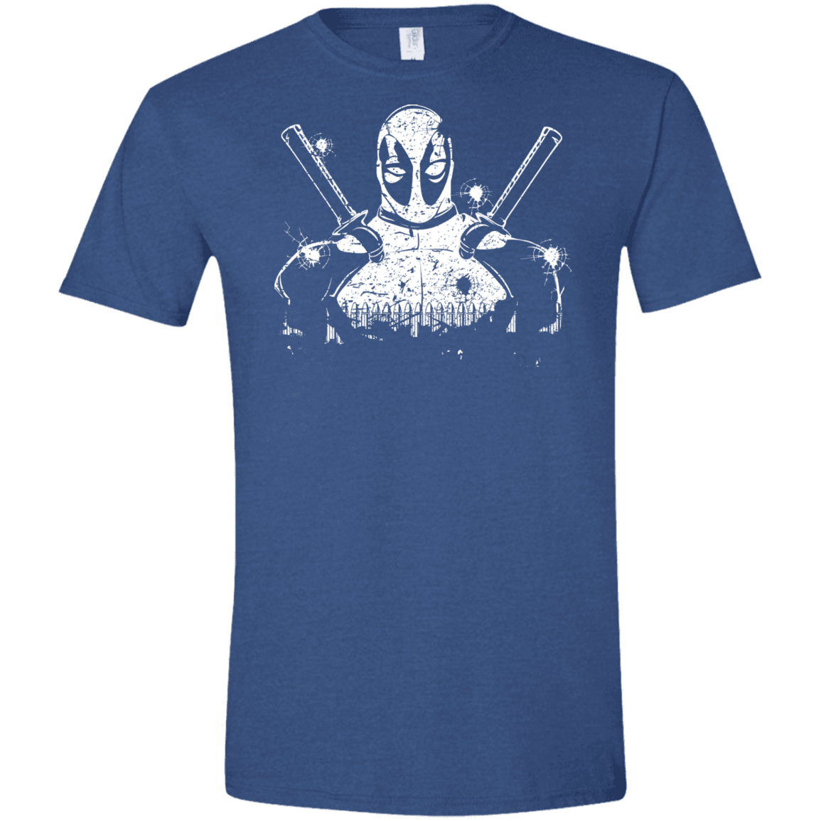 T-Shirts Heather Royal / X-Small Shadow of Mercenary Men's Semi-Fitted Softstyle