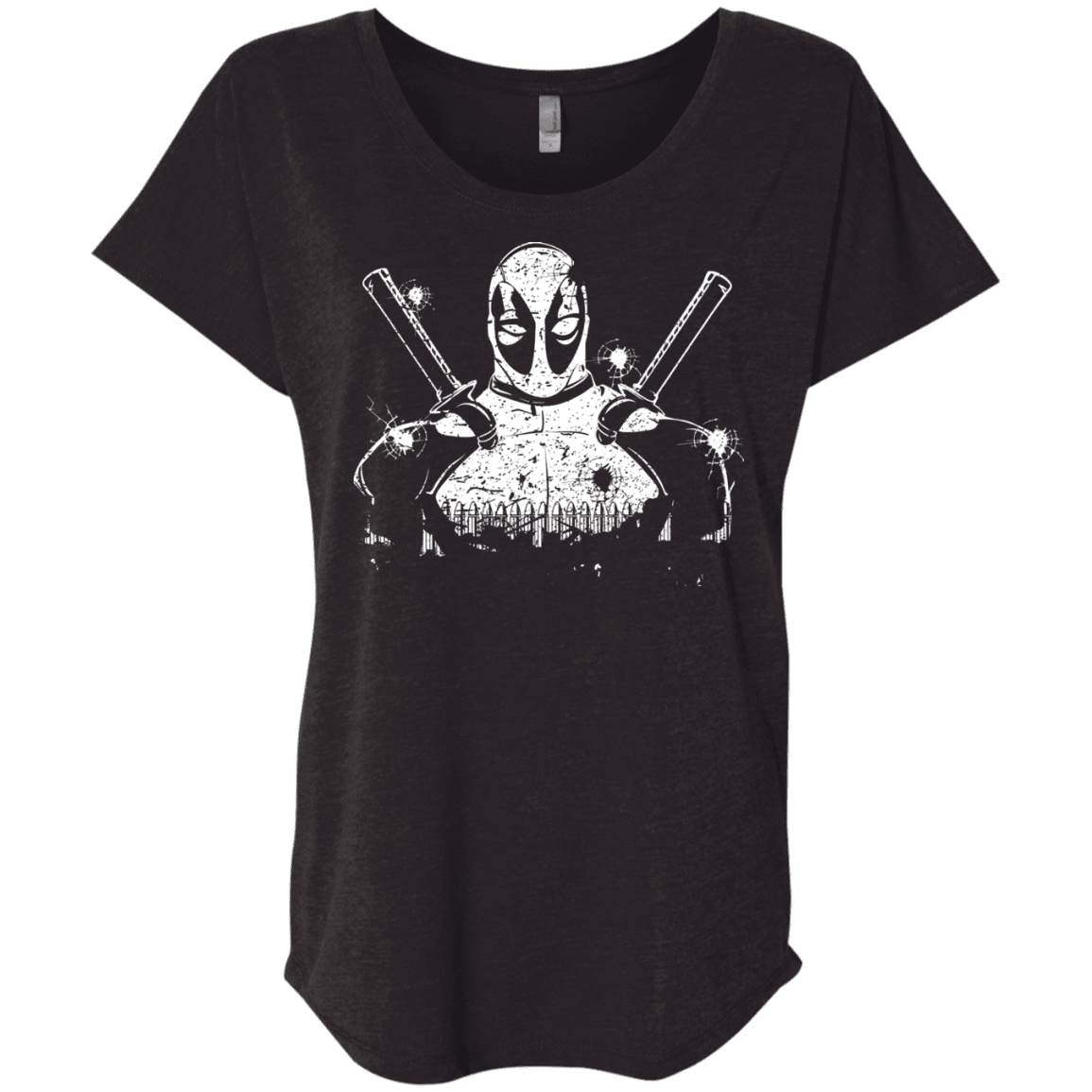 T-Shirts Vintage Black / X-Small Shadow of Mercenary Triblend Dolman Sleeve