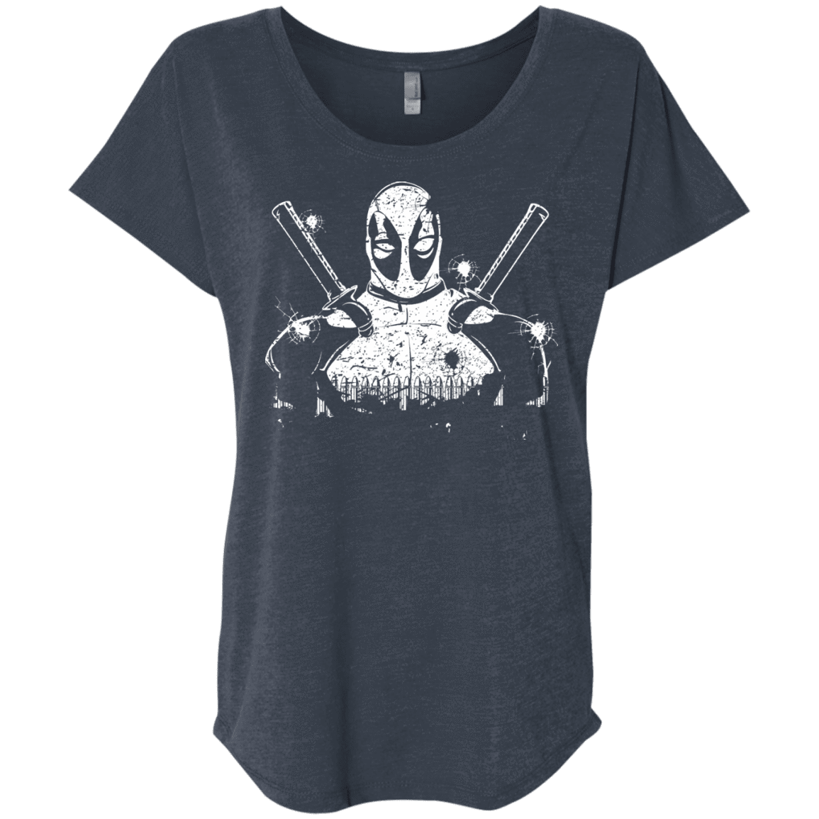 T-Shirts Vintage Navy / X-Small Shadow of Mercenary Triblend Dolman Sleeve