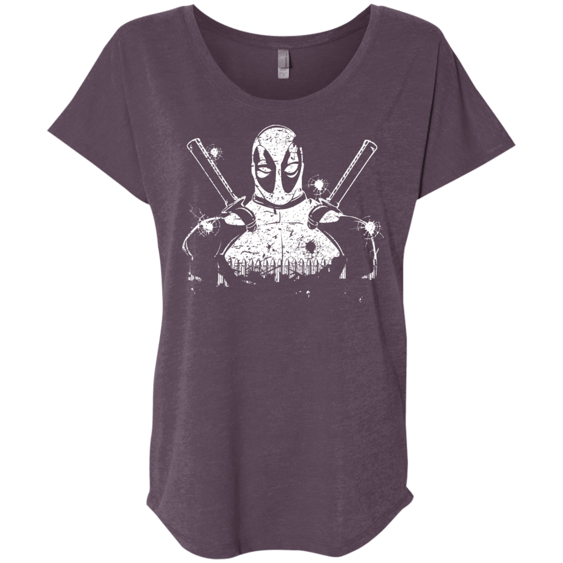 T-Shirts Vintage Purple / X-Small Shadow of Mercenary Triblend Dolman Sleeve