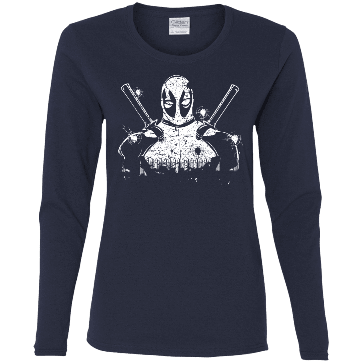 T-Shirts Navy / S Shadow of Mercenary Women's Long Sleeve T-Shirt