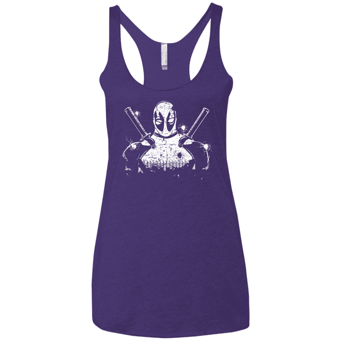 T-Shirts Purple Rush / X-Small Shadow of Mercenary Women's Triblend Racerback Tank