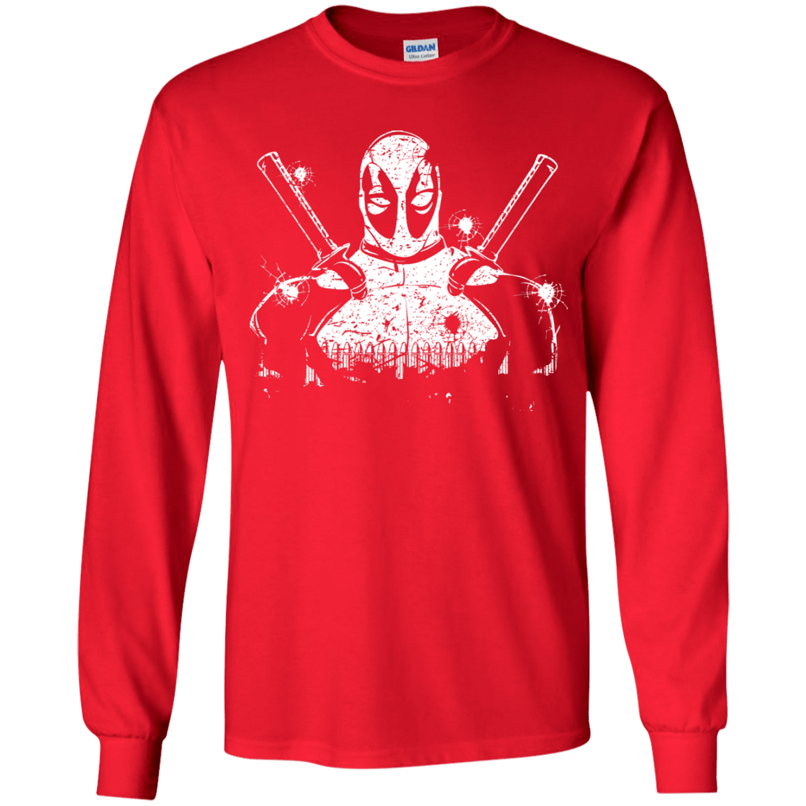 T-Shirts Red / YS Shadow of Mercenary Youth Long Sleeve T-Shirt