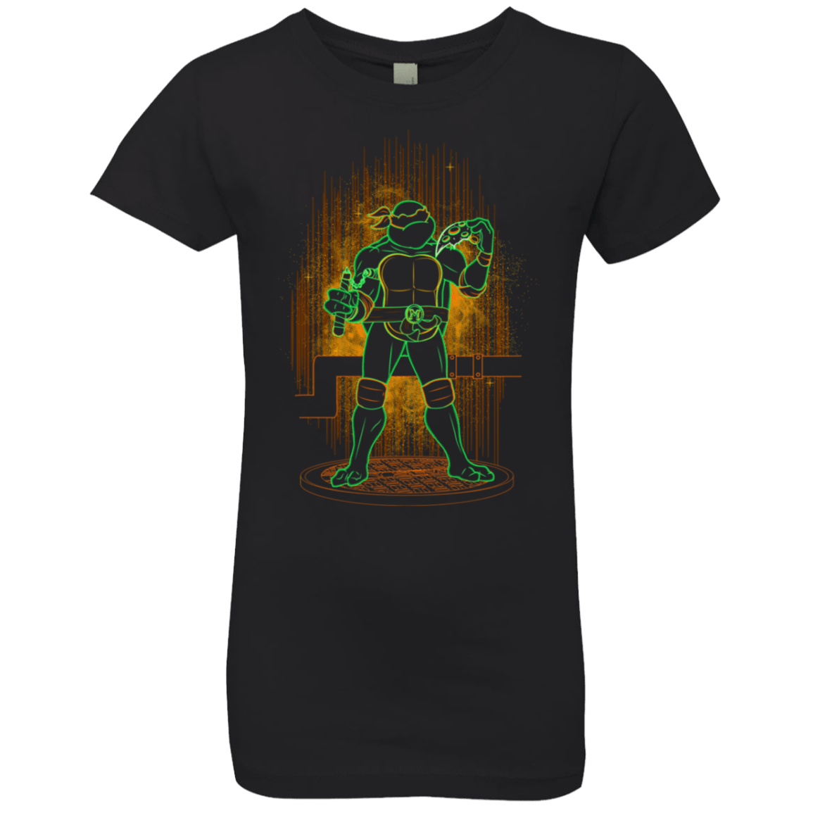 T-Shirts Black / YXS Shadow of the Orange Mutant Girls Premium T-Shirt