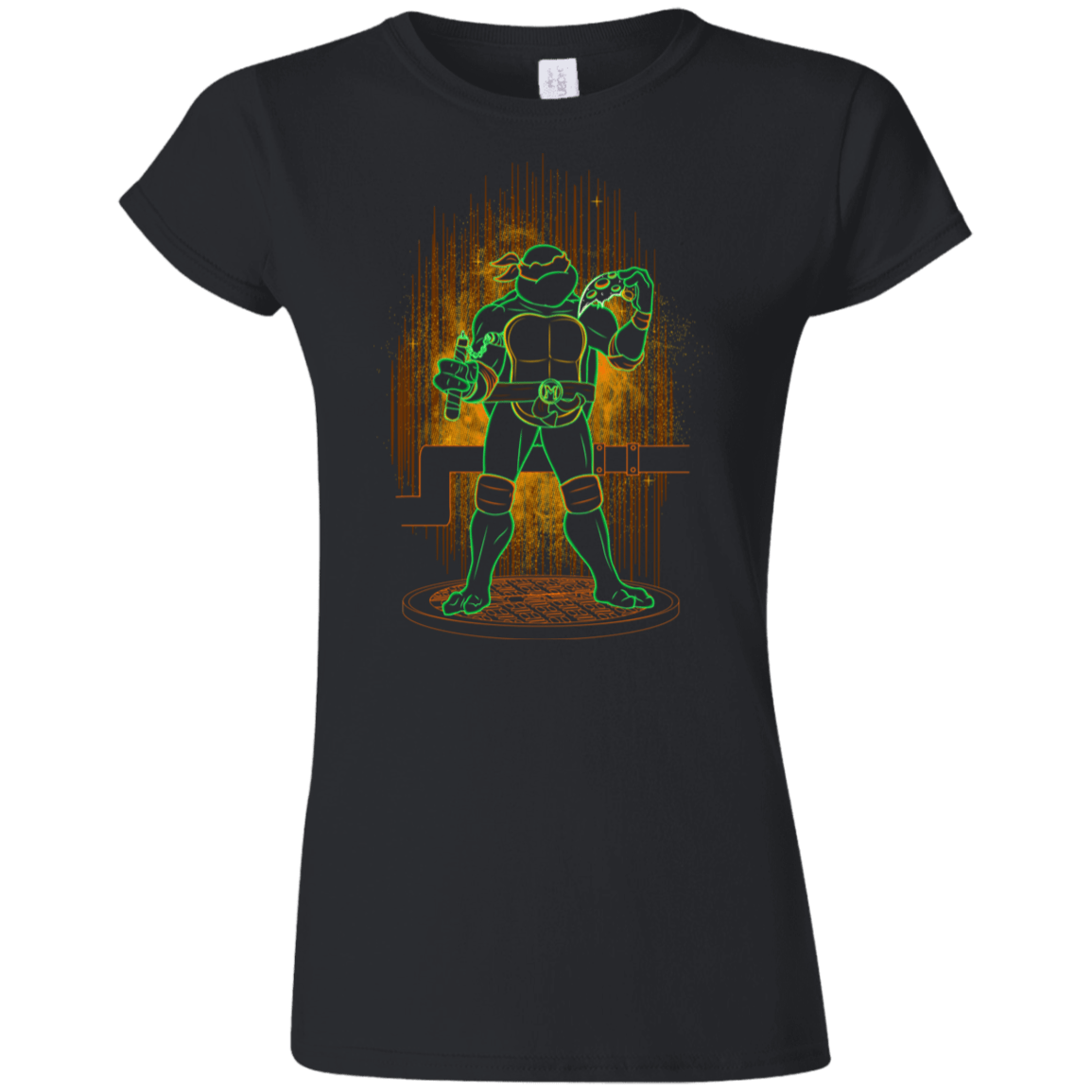 T-Shirts Black / S Shadow of the Orange Mutant Junior Slimmer-Fit T-Shirt