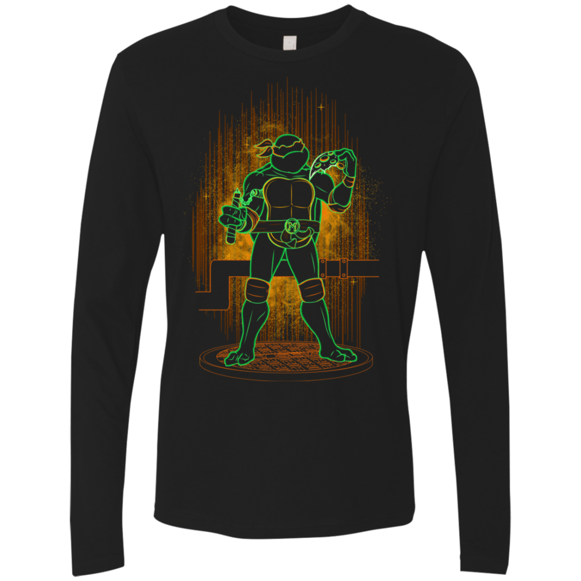 T-Shirts Black / S Shadow of the Orange Mutant Men's Premium Long Sleeve