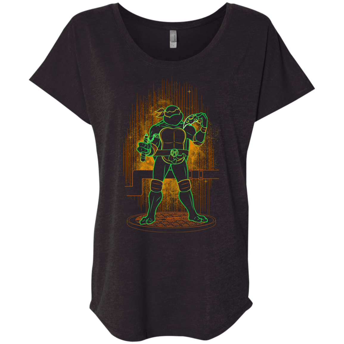 T-Shirts Vintage Black / X-Small Shadow of the Orange Mutant Triblend Dolman Sleeve