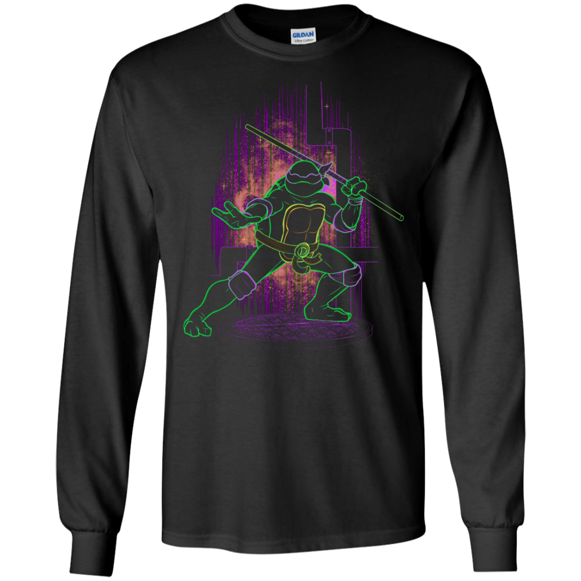 T-Shirts Black / S Shadow of the Purple Mutant Men's Long Sleeve T-Shirt