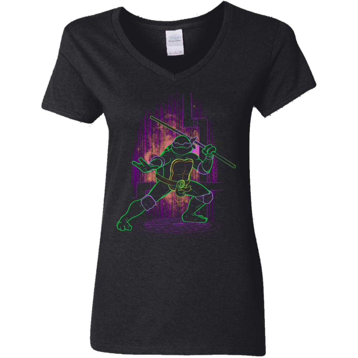 T-Shirts Black / S Shadow of the Purple Mutant Women's V-Neck T-Shirt