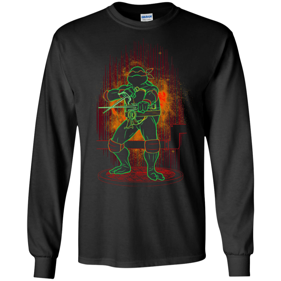 T-Shirts Black / S Shadow of the Red Mutant Men's Long Sleeve T-Shirt