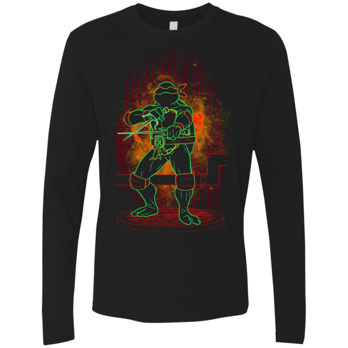 T-Shirts Black / S Shadow of the Red Mutant Men's Premium Long Sleeve