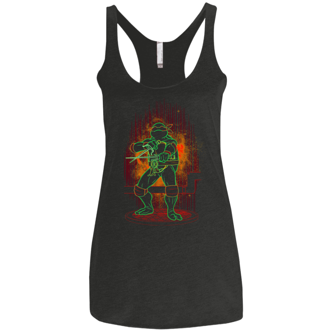 T-Shirts Vintage Black / X-Small Shadow of the Red Mutant Women's Triblend Racerback Tank