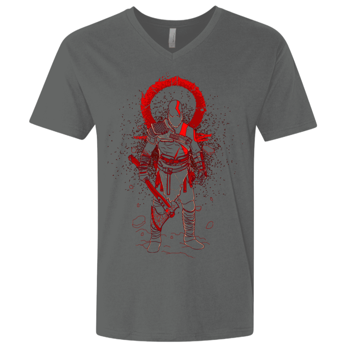 T-Shirts Heavy Metal / X-Small SHADOW OF WAR Men's Premium V-Neck