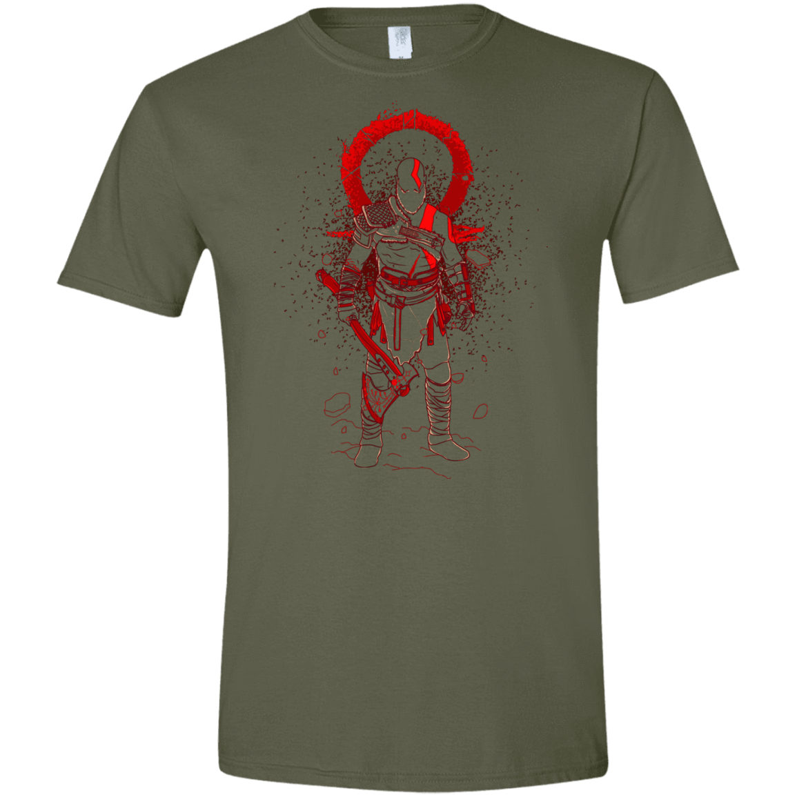 T-Shirts Military Green / S SHADOW OF WAR Men's Semi-Fitted Softstyle