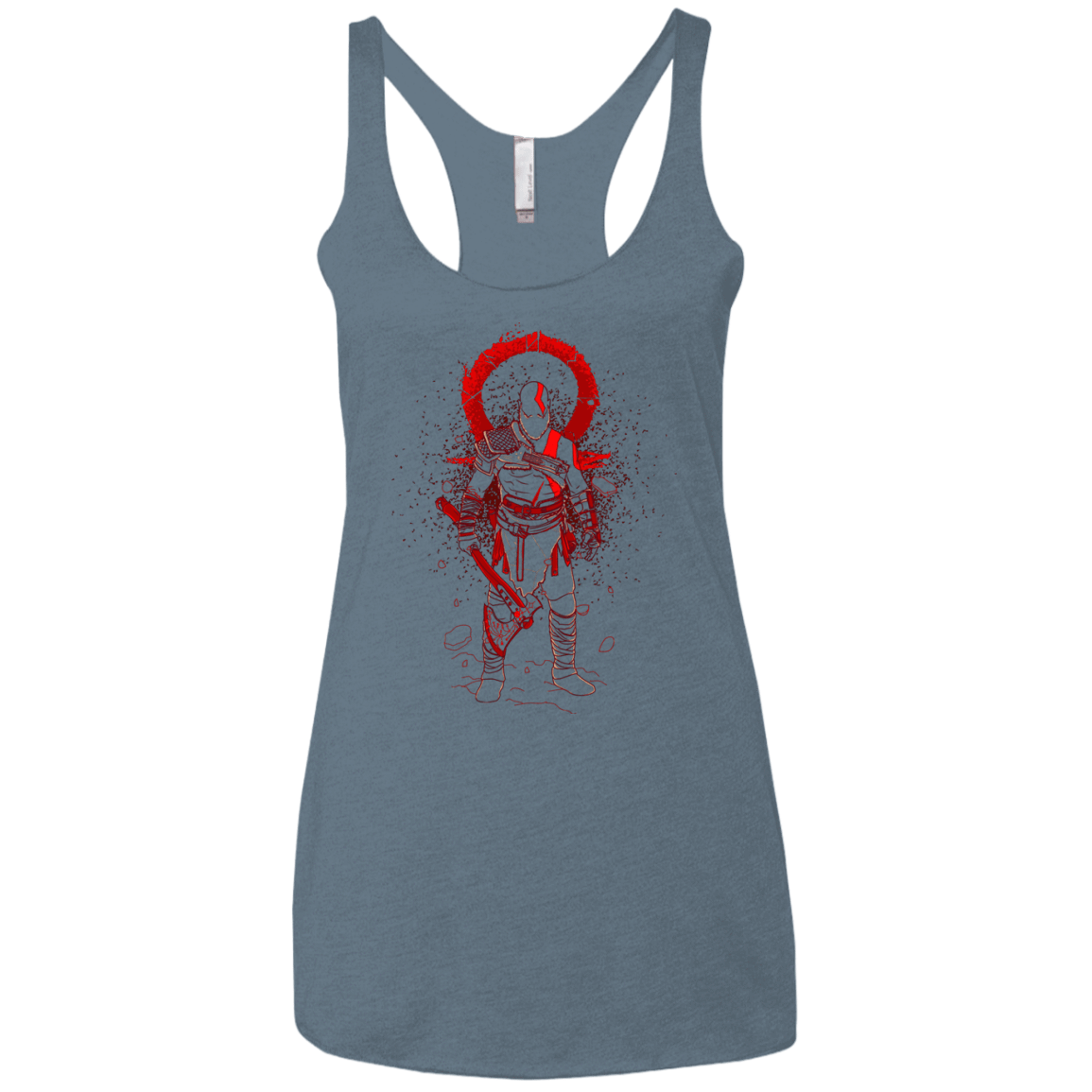 T-Shirts Indigo / X-Small SHADOW OF WAR Women's Triblend Racerback Tank
