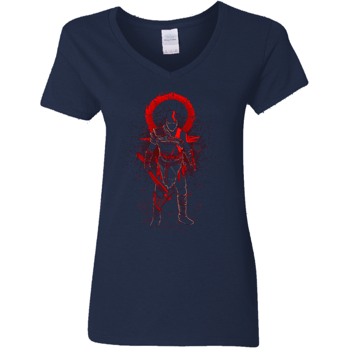T-Shirts Navy / S SHADOW OF WAR Women's V-Neck T-Shirt