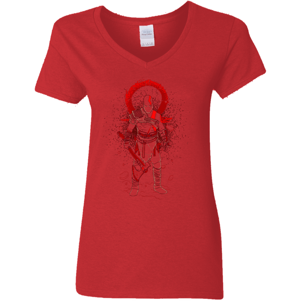 T-Shirts Red / S SHADOW OF WAR Women's V-Neck T-Shirt