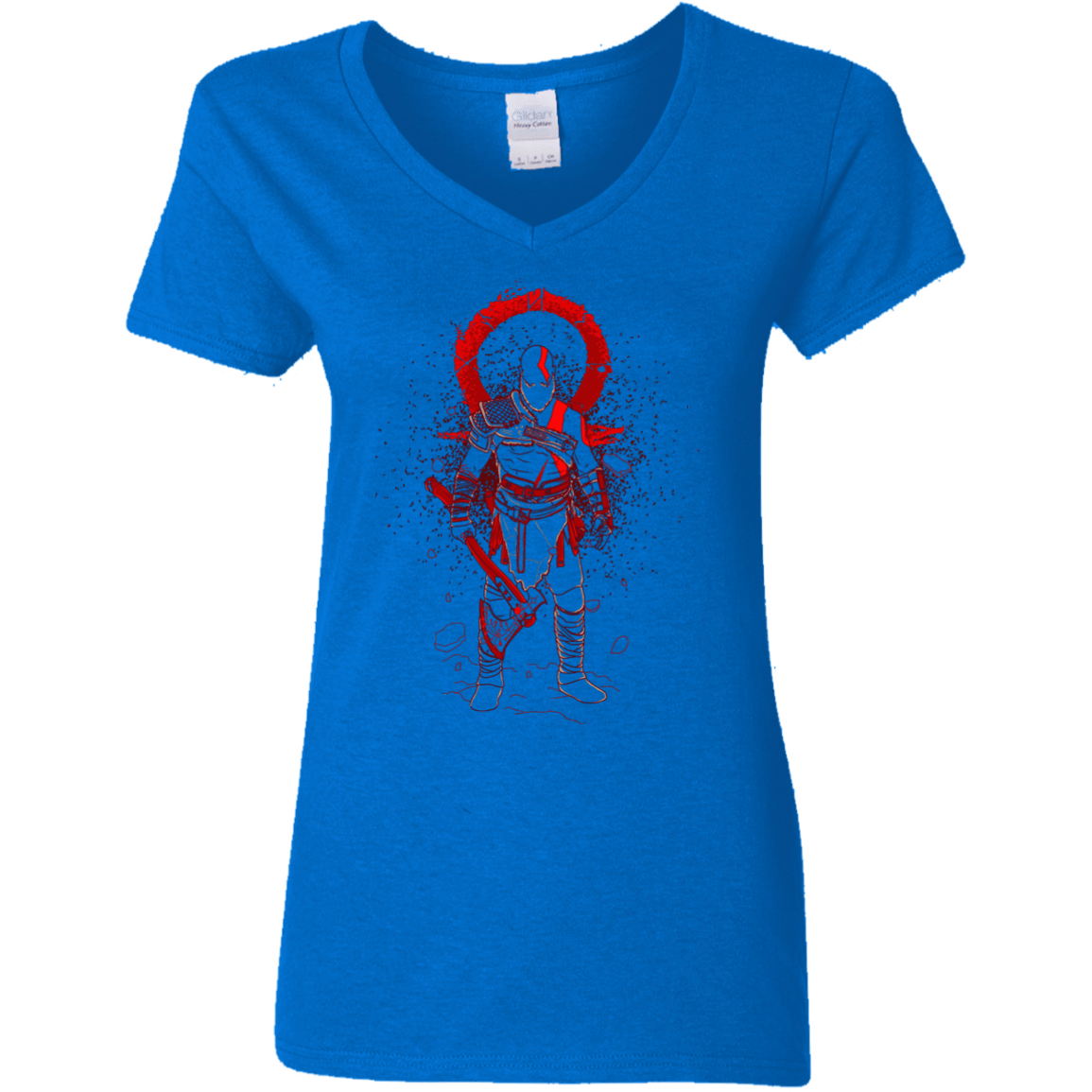 T-Shirts Royal / S SHADOW OF WAR Women's V-Neck T-Shirt