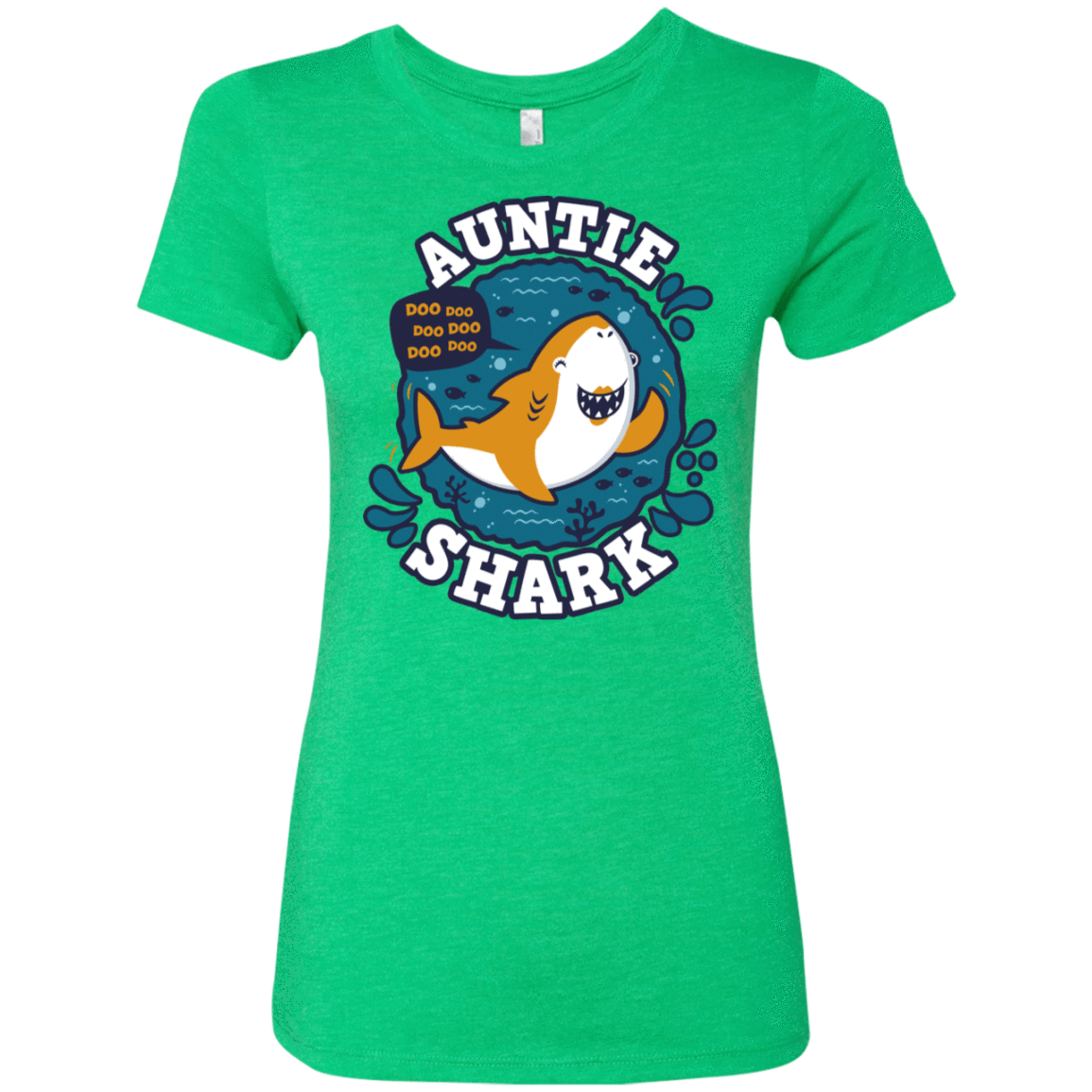 T-Shirts Envy / S Shark Family Trazo - Auntie Women's Triblend T-Shirt