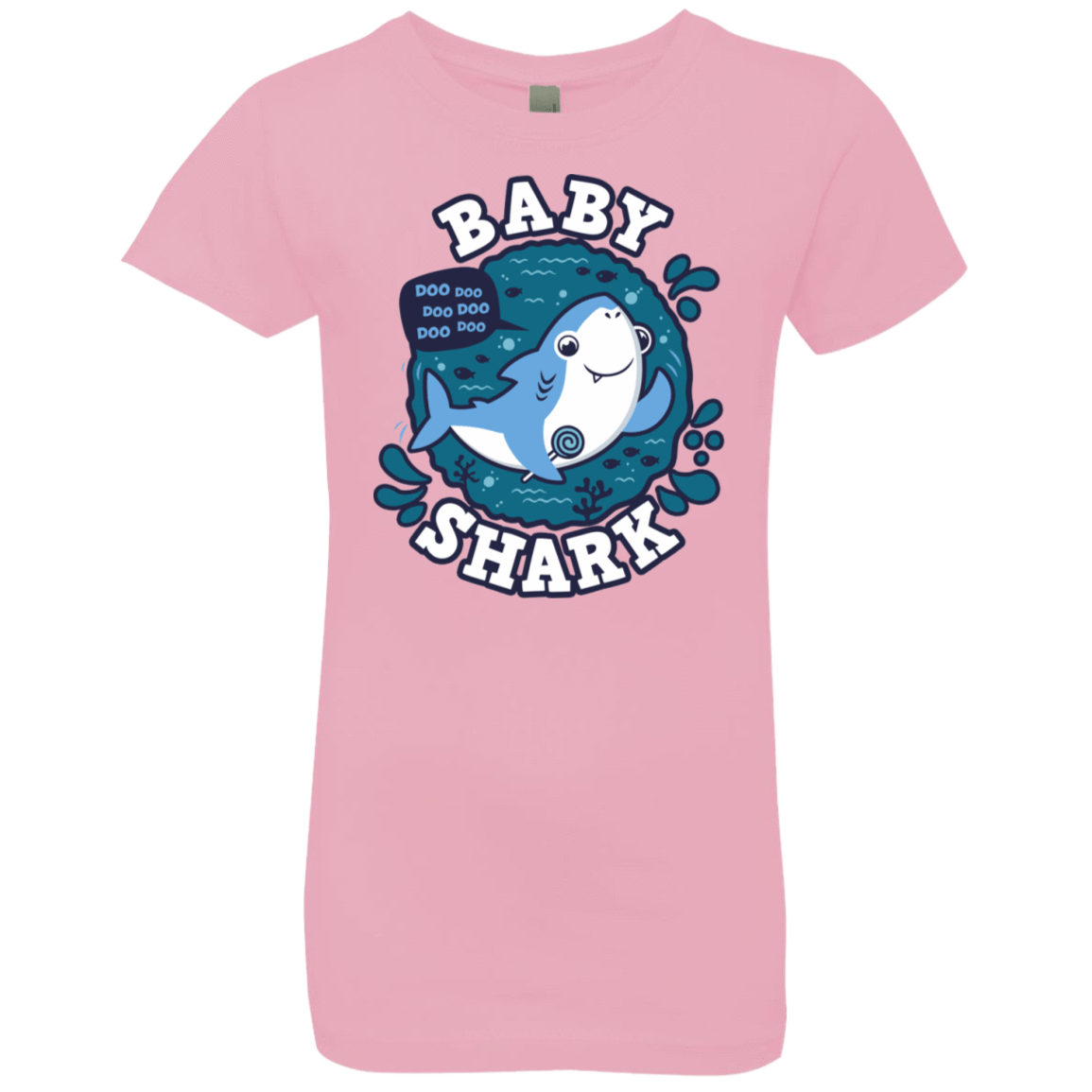T-Shirts Light Pink / YXS Shark Family trazo - Baby Boy Girls Premium T-Shirt
