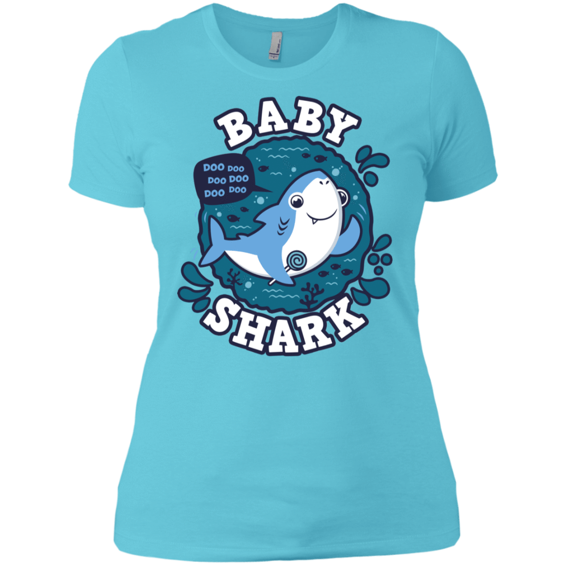 T-Shirts Cancun / X-Small Shark Family trazo - Baby Boy Women's Premium T-Shirt