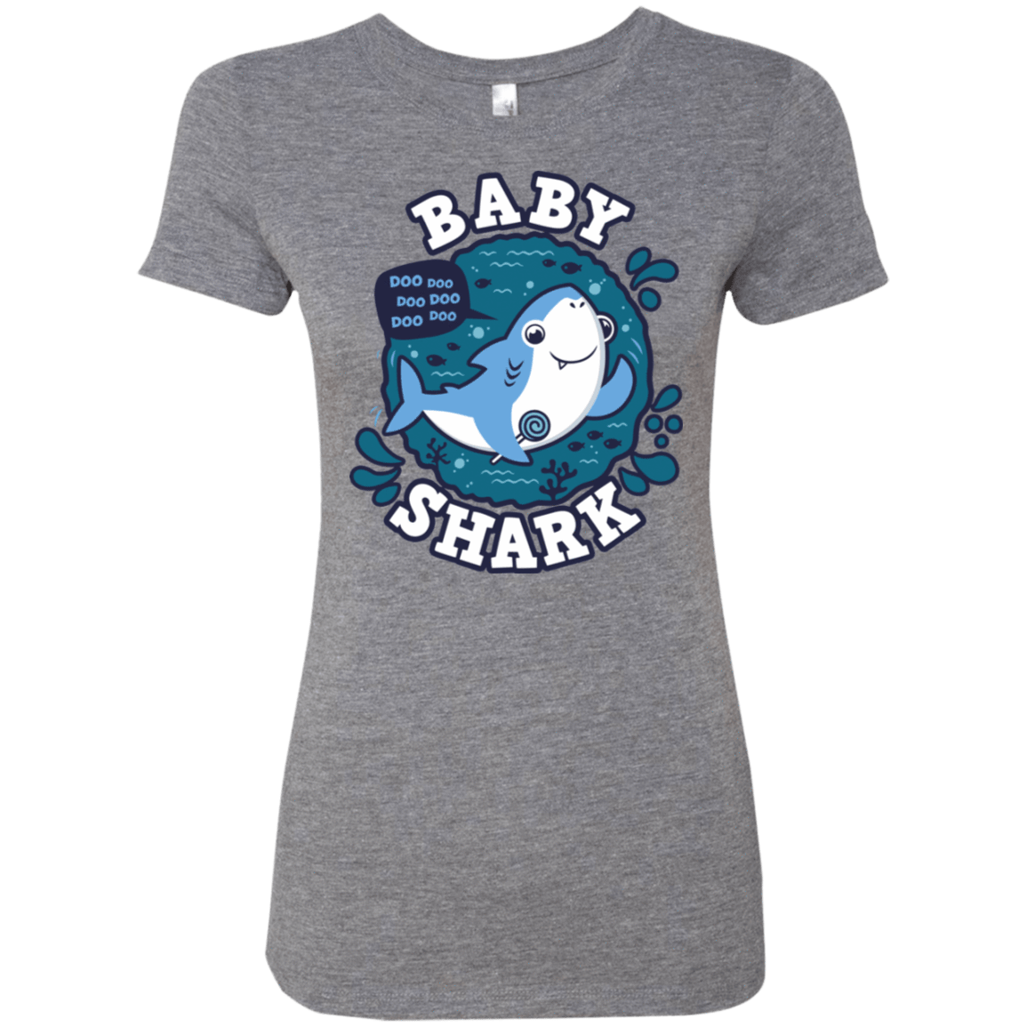 T-Shirts Premium Heather / S Shark Family trazo - Baby Boy Women's Triblend T-Shirt