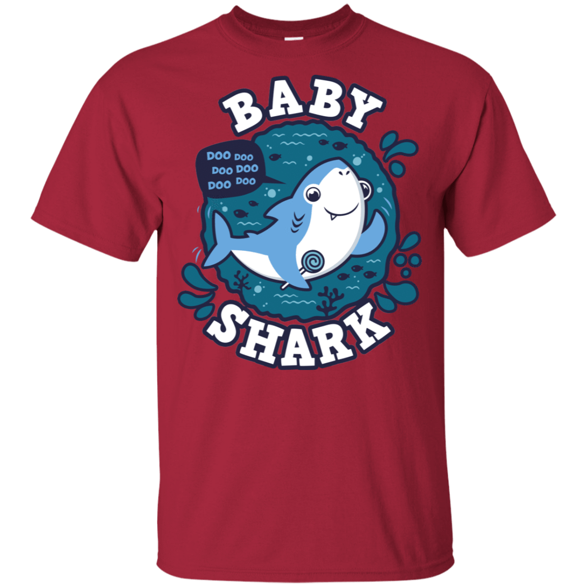 T-Shirts Cardinal / YXS Shark Family trazo - Baby Boy Youth T-Shirt