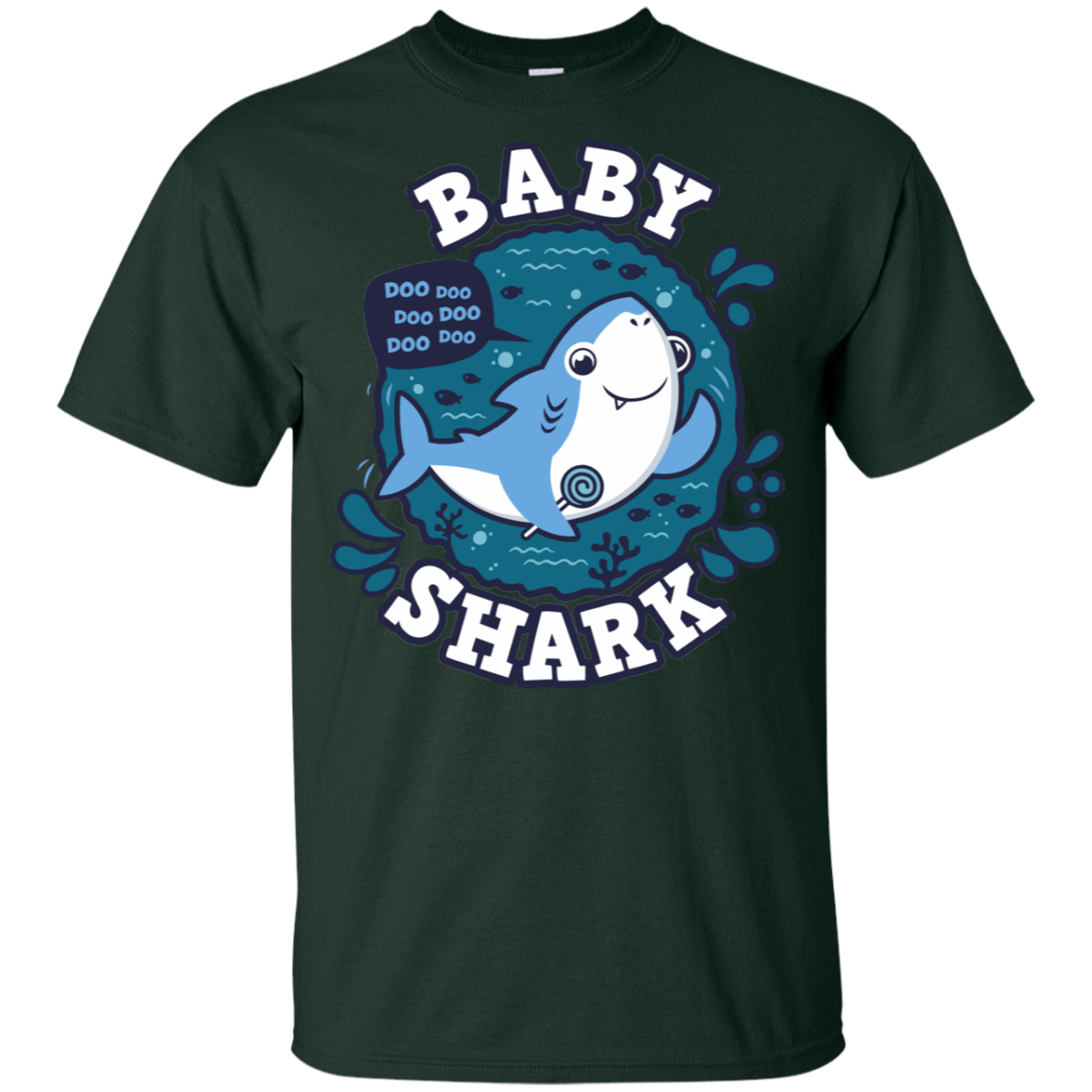 T-Shirts Forest / YXS Shark Family trazo - Baby Boy Youth T-Shirt