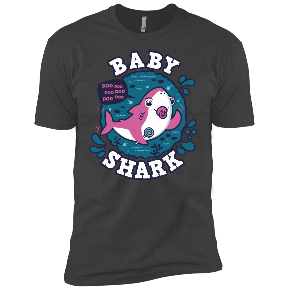 T-Shirts Heavy Metal / YXS Shark Family trazo - Baby Girl chupete Boys Premium T-Shirt