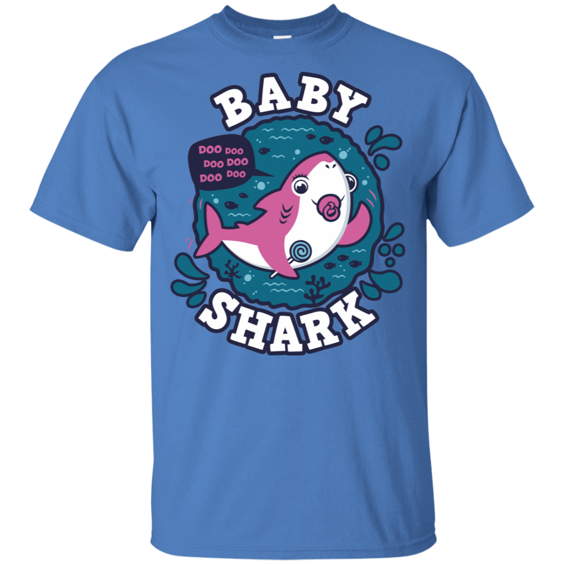 T-Shirts Iris / YXS Shark Family trazo - Baby Girl chupete Youth T-Shirt