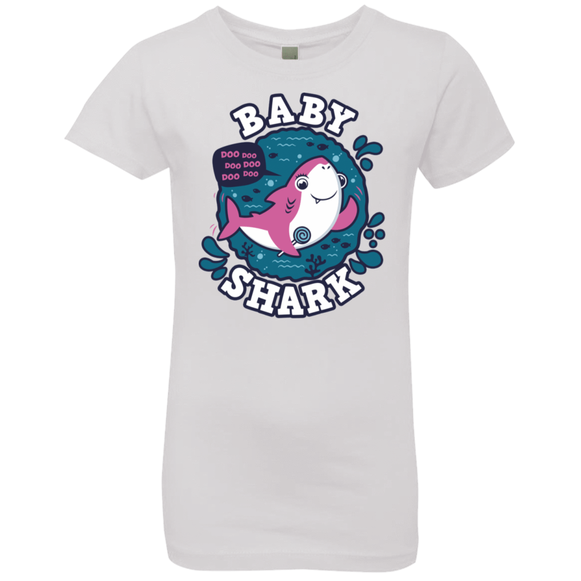 T-Shirts White / YXS Shark Family trazo - Baby Girl Girls Premium T-Shirt